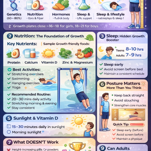 How to Increase Height: What Actually Works (Backed by Science)